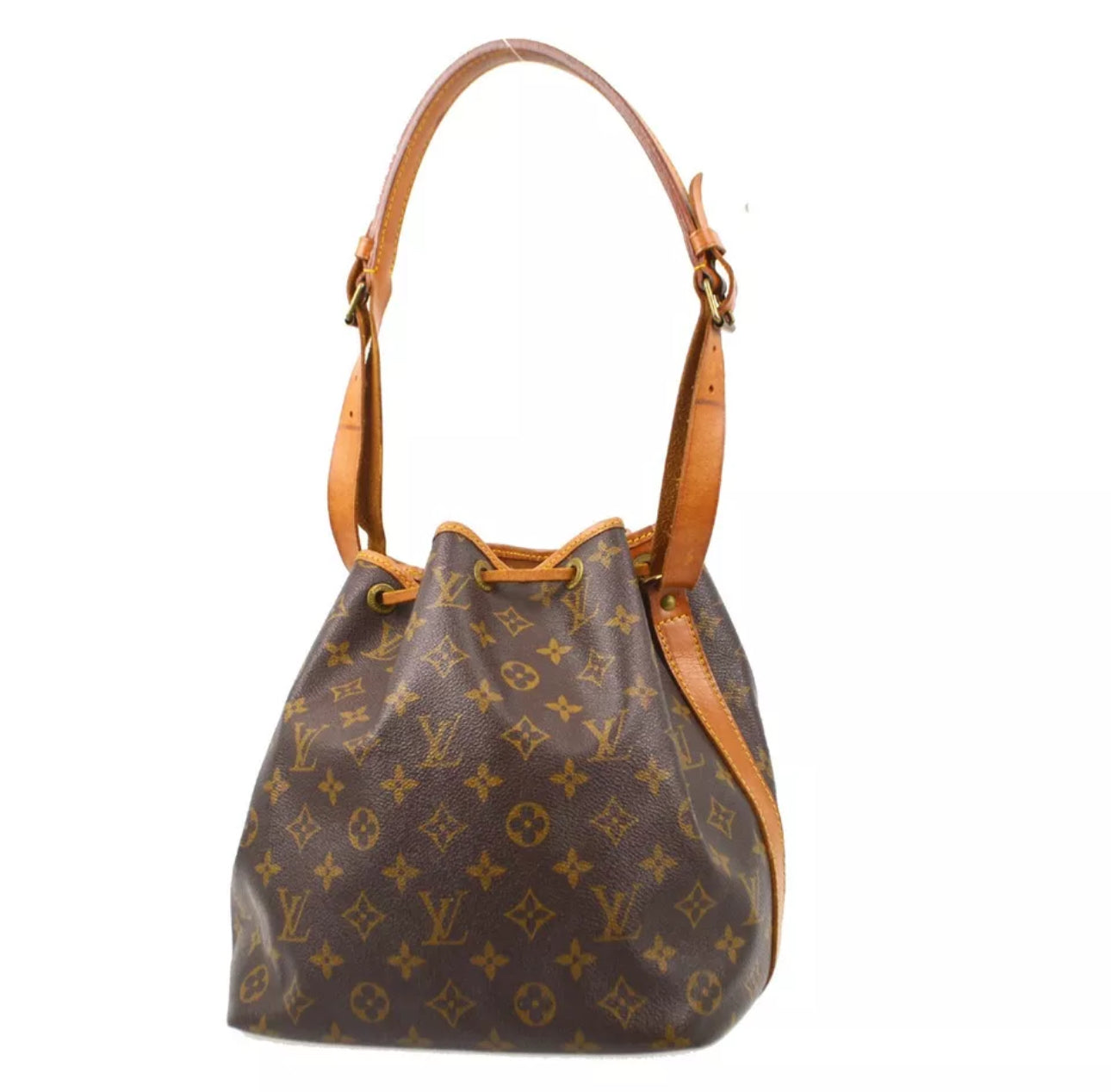 Louis Vuitton Petit Noe Monogram Axelväska med dragsko