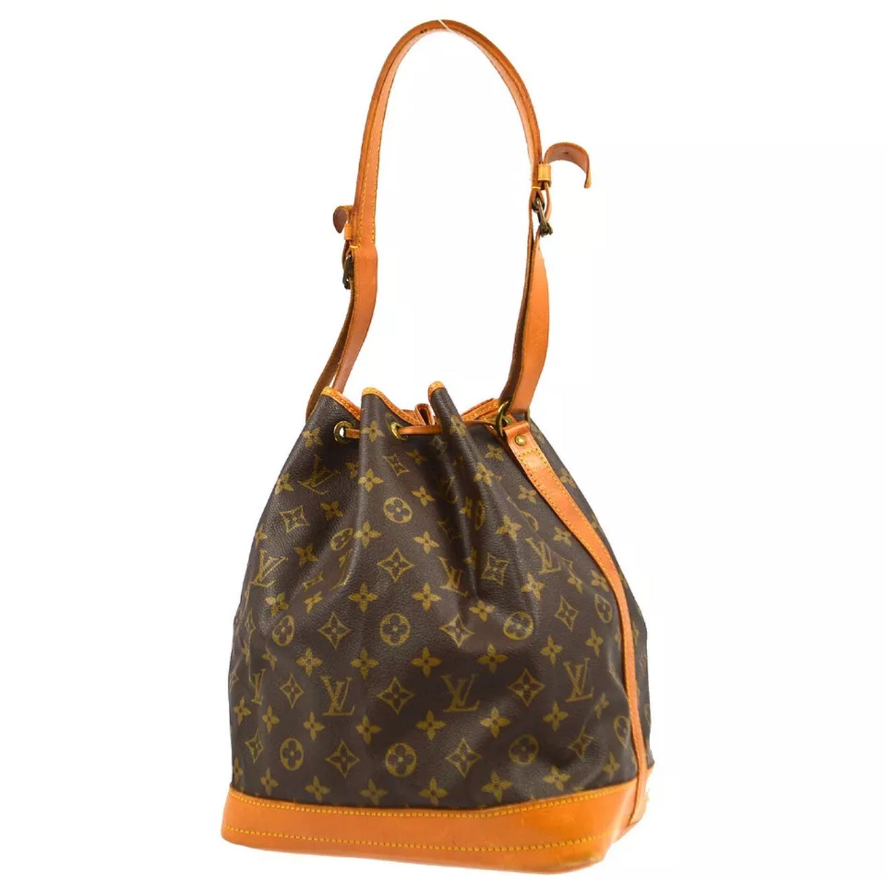 Louis Vuitton Noe Monogram Skuldertaske med snoretræk