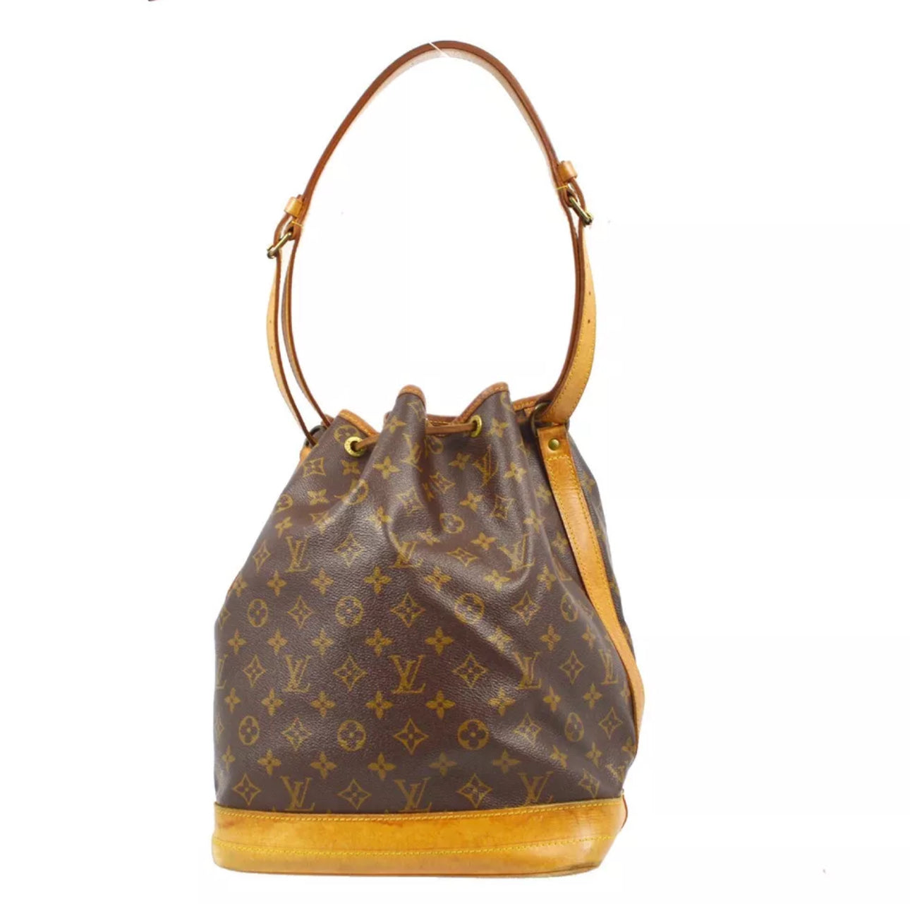 Louis Vuitton Noe Monogram Skuldertaske med snoretræk