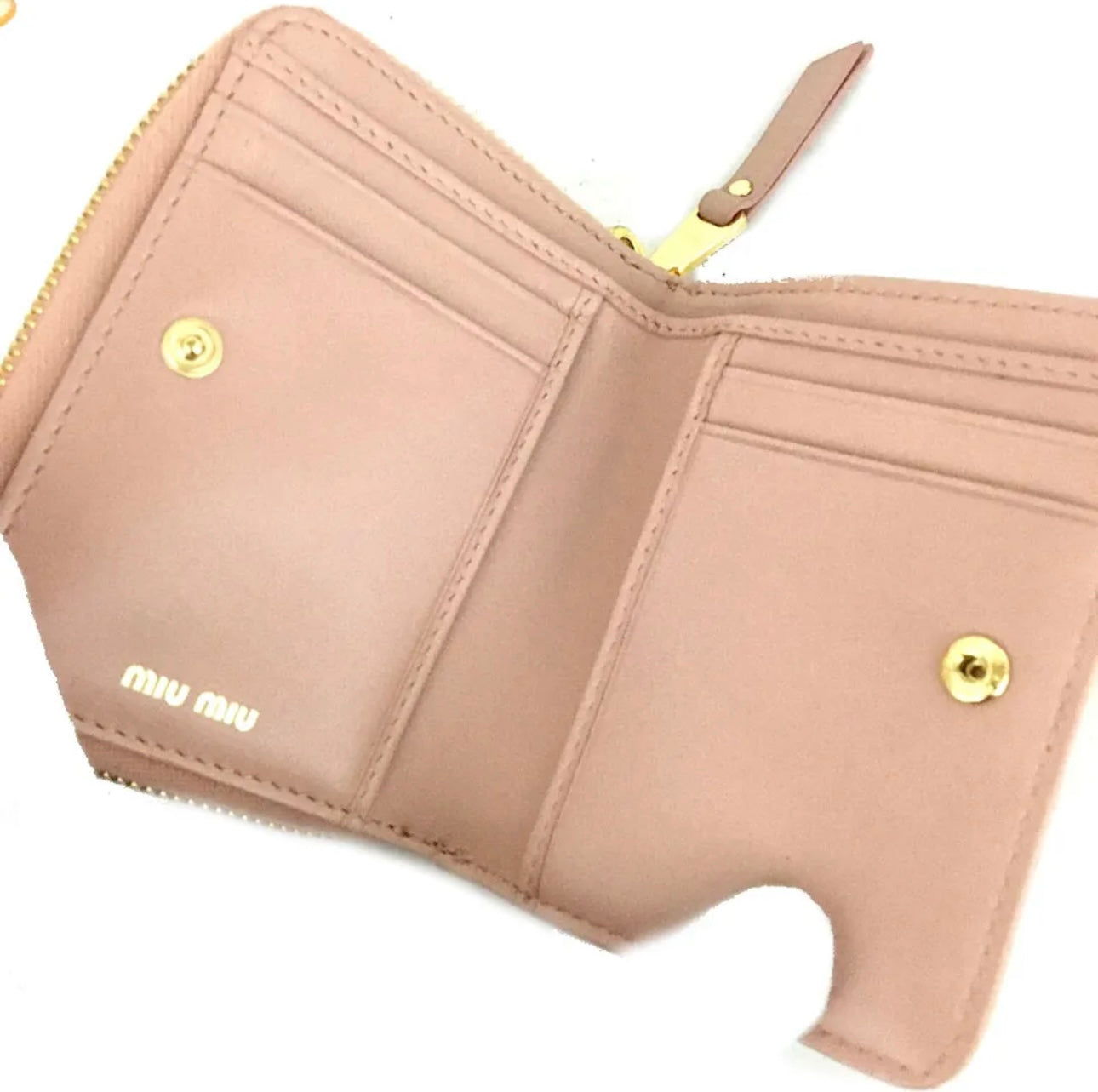 Miu Miu Logo Saml Bifold tegnebog