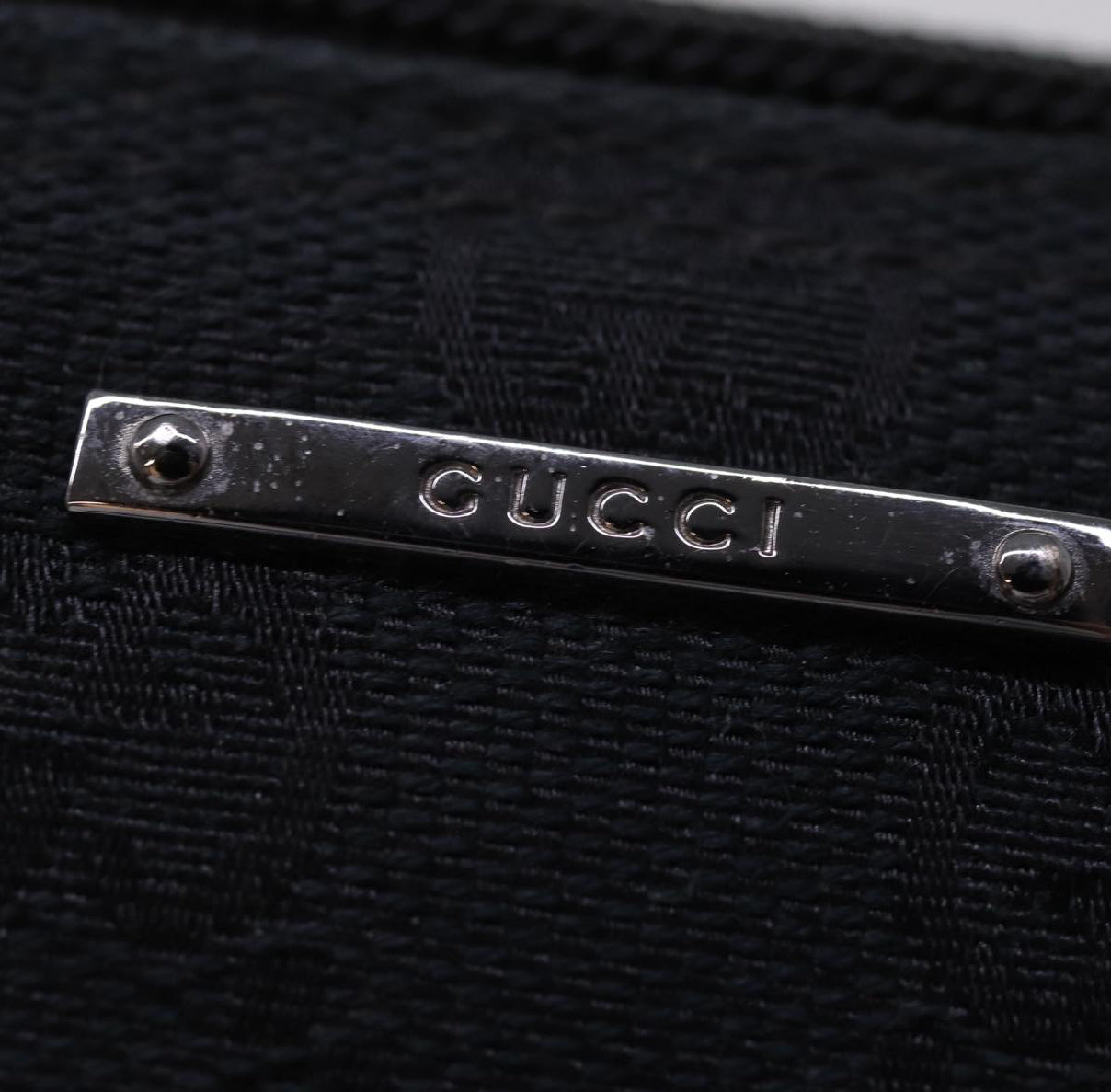 GUCCI Boat Pochette GG Monogram Handbag