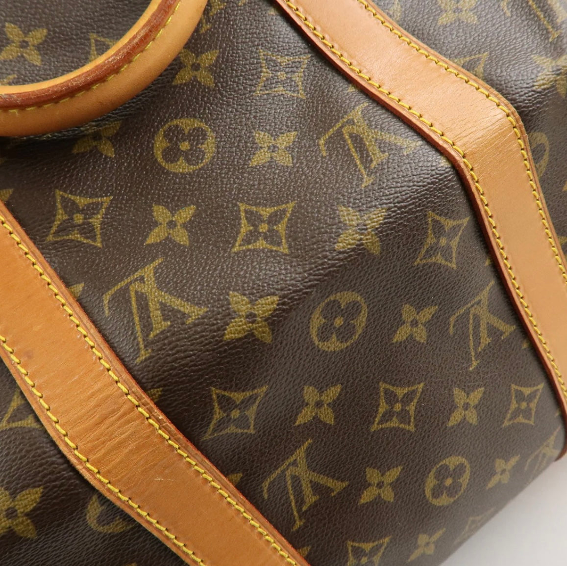 LOUIS VUITTON Keepall 50 Bandouliere Monogram Weekend Boston Travel Bag