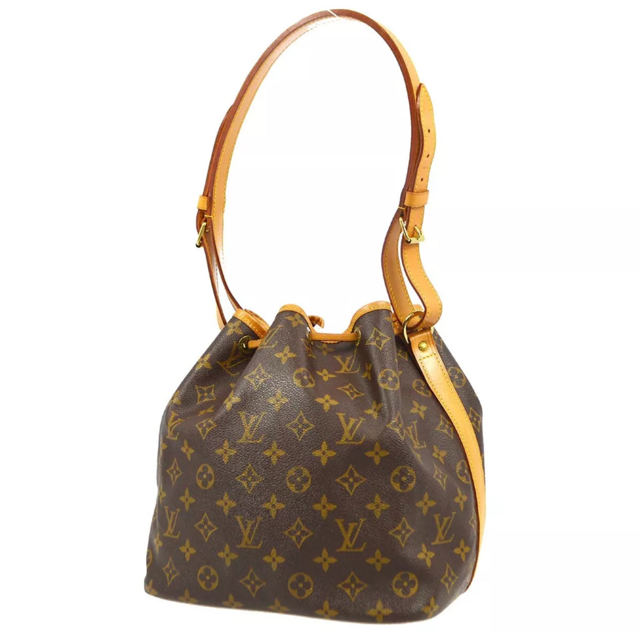 Louis Vuitton Petit Noe Monogram Axelväska med dragsko