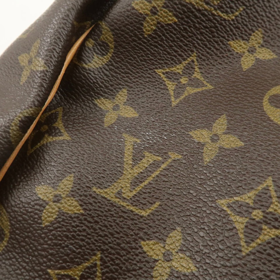 LOUIS VUITTON Keepall 55 Bandouliere Monogram Weekend Boston Travel Bag