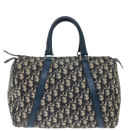 Dior Trotter Canvas Navy Monogram Håndtaske