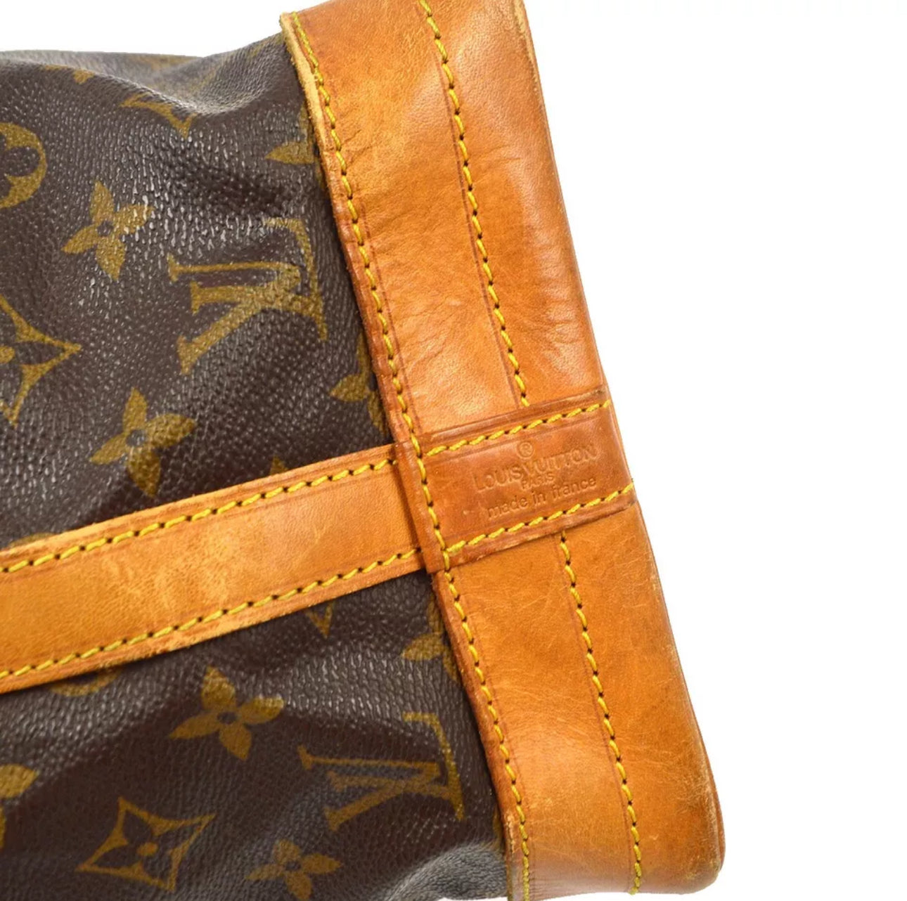 Louis Vuitton Noe Monogram Skuldertaske med snoretræk