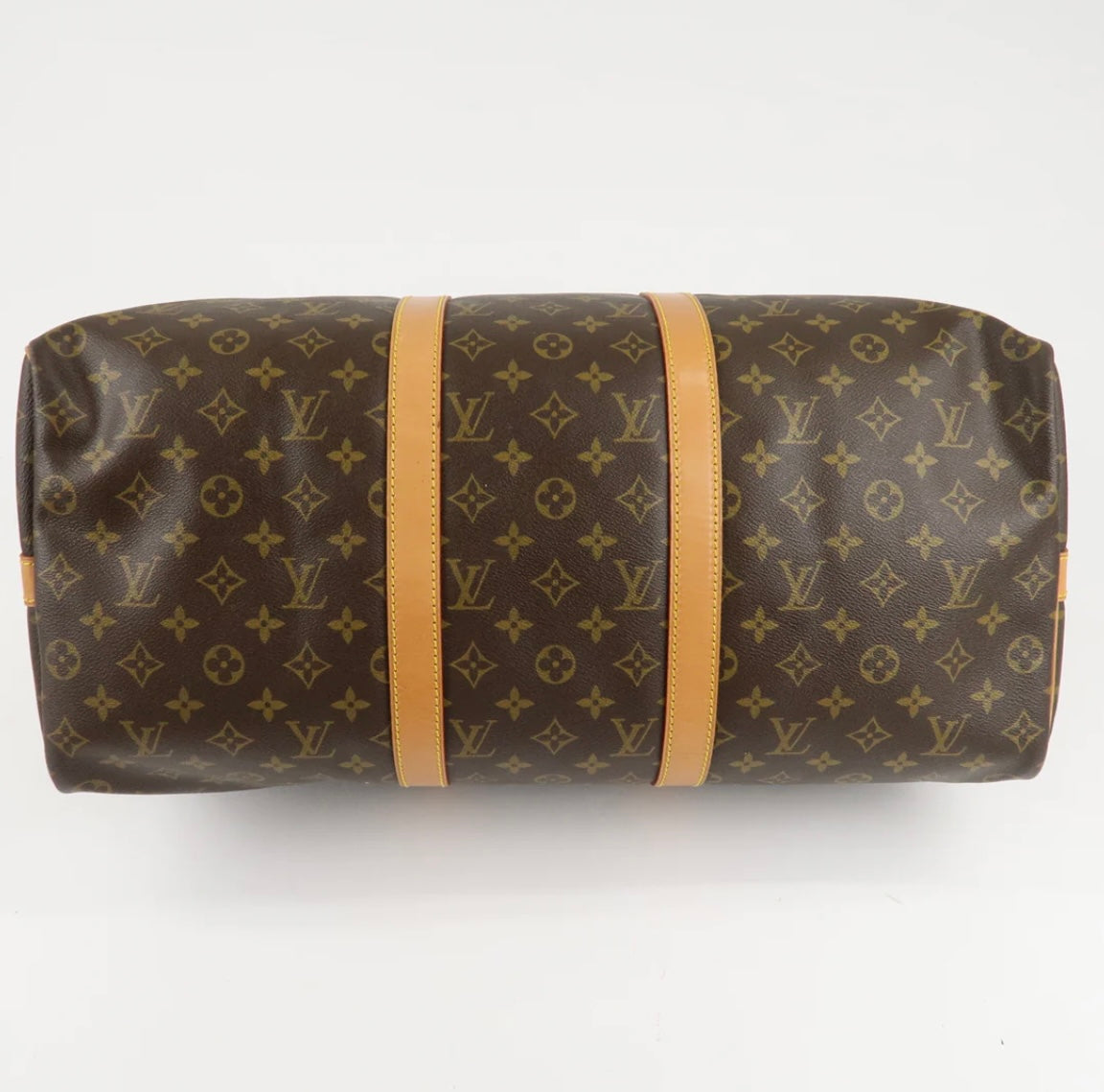 LOUIS VUITTON Keepall 50 Bandouliere Monogram Weekend Boston Travel Bag