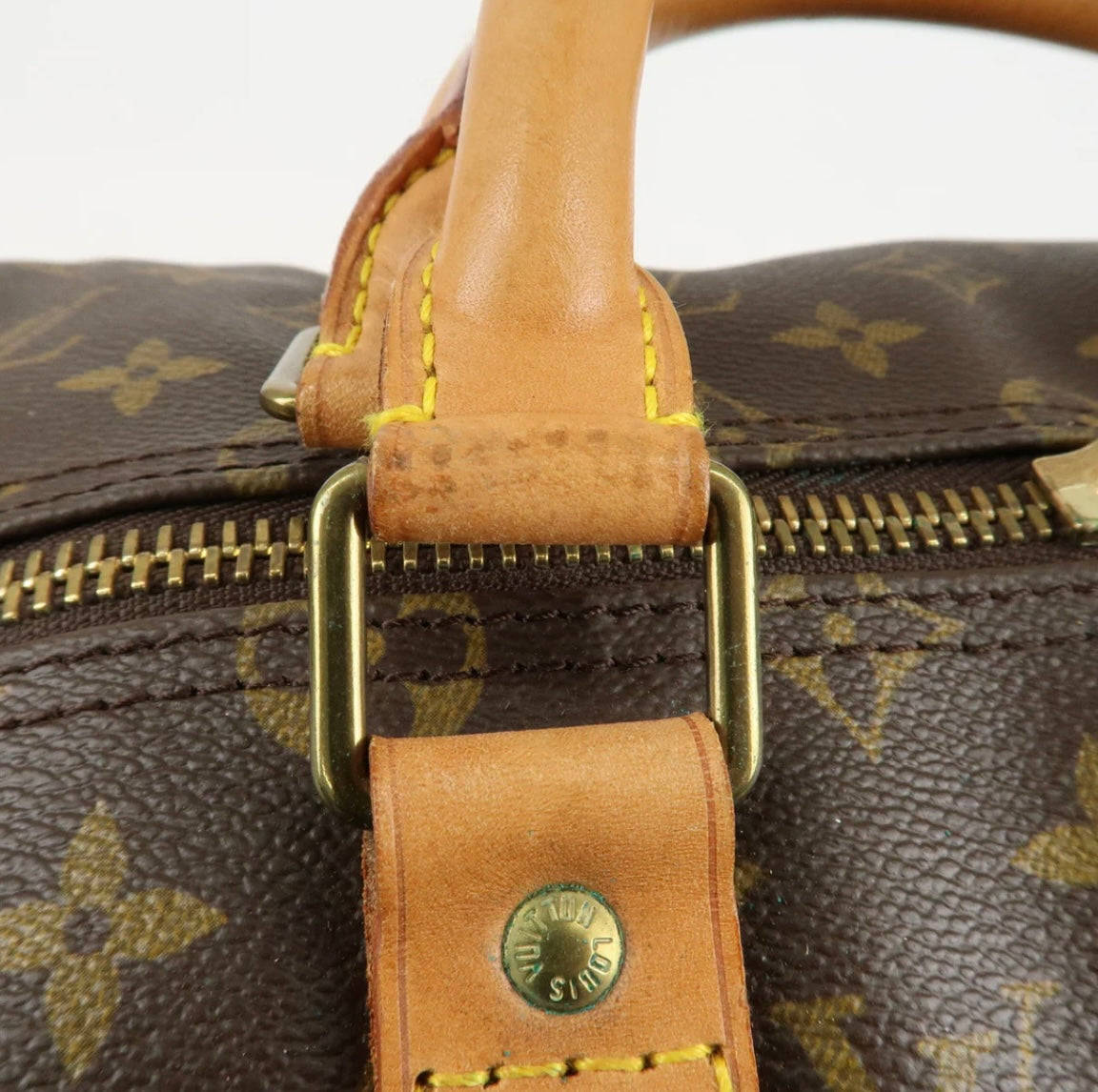 LOUIS VUITTON Keepall 50 Bandouliere Monogram Weekend Boston Travel Bag