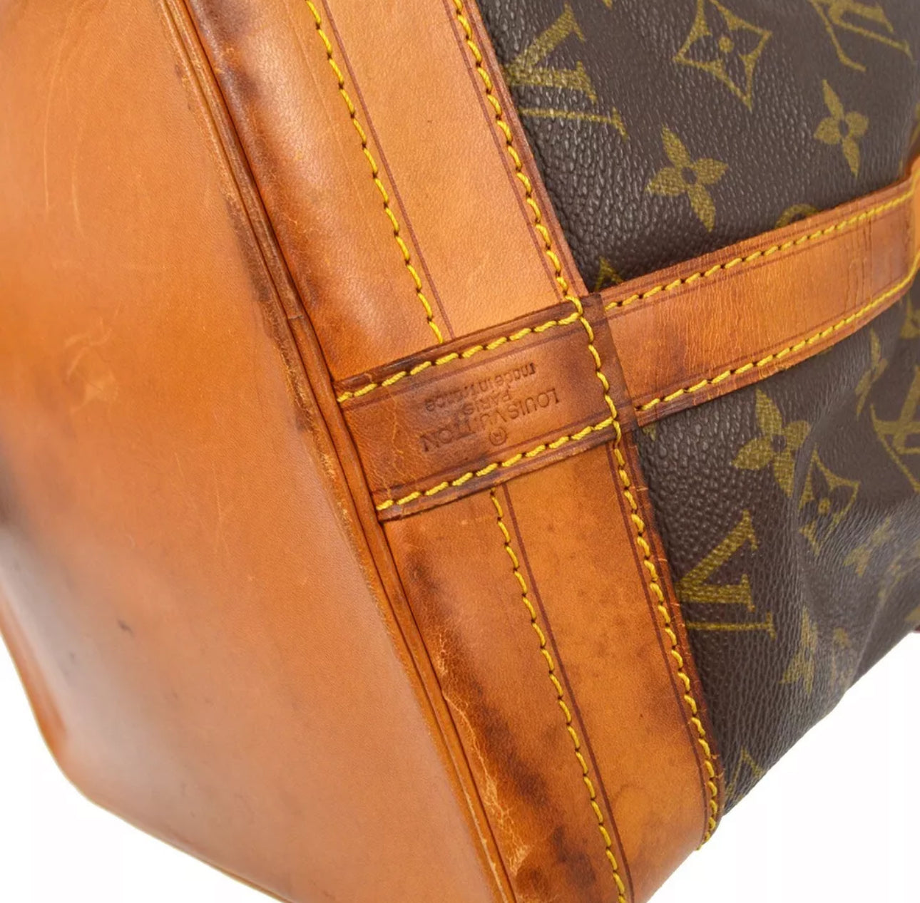 Louis Vuitton Noe Monogram Skuldertaske med snoretræk