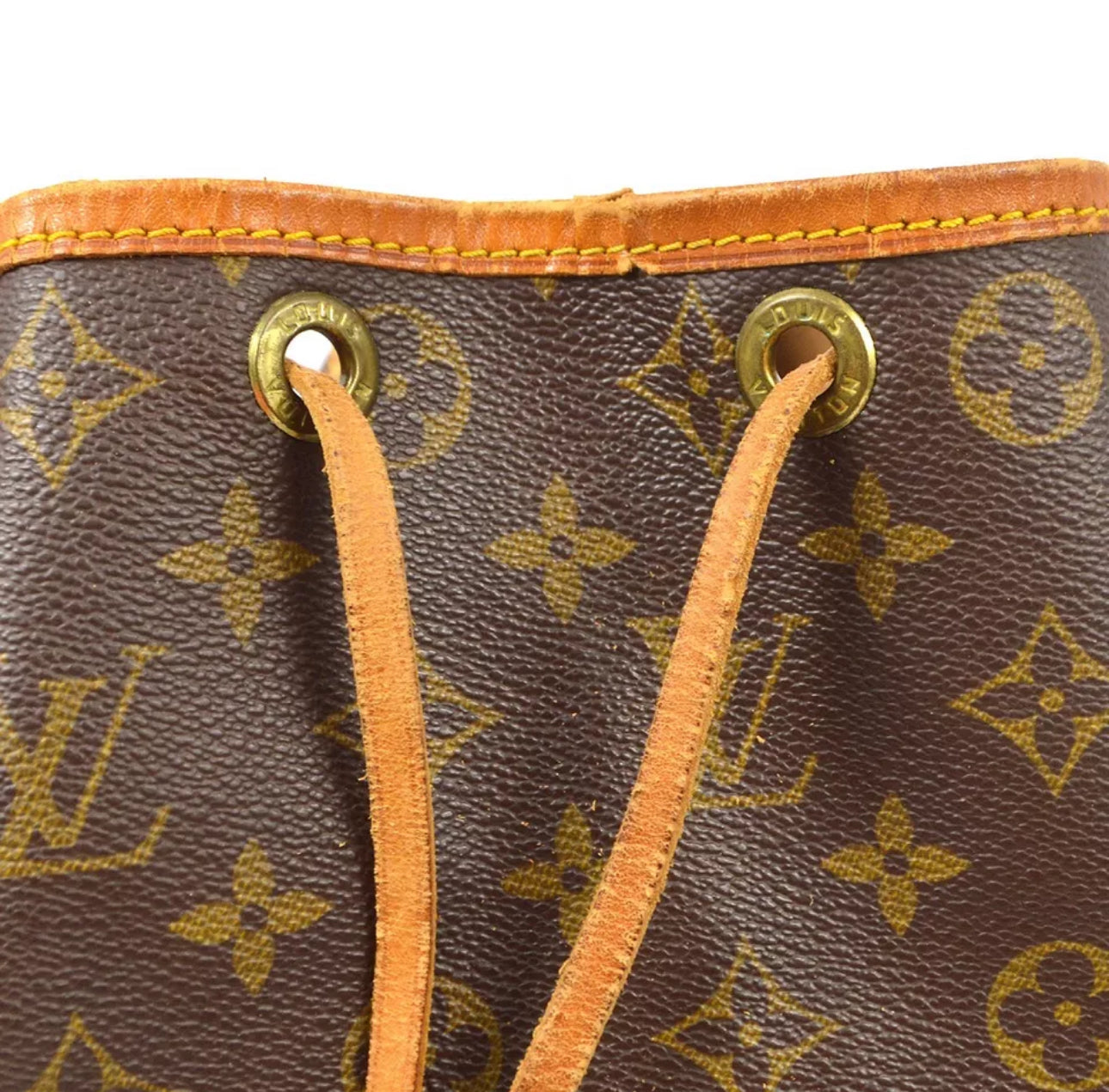 Louis Vuitton Noe Monogram Skuldertaske med snoretræk