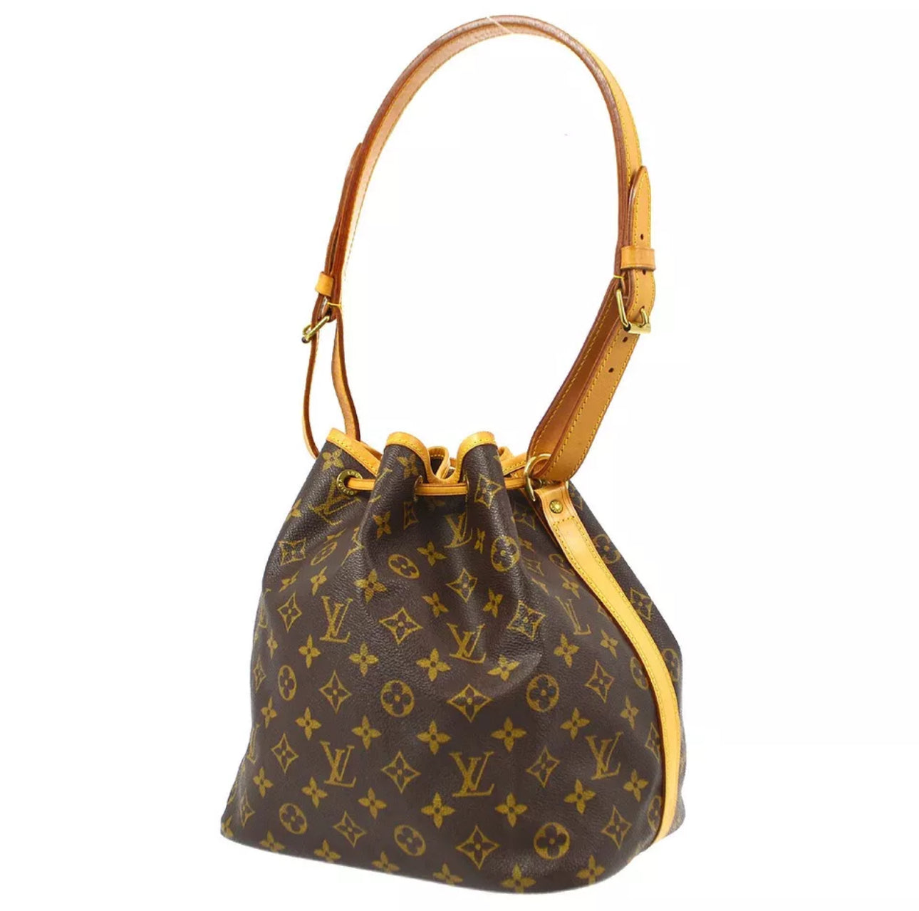 Louis Vuitton Petit Noe Monogram Drawstring Shoulderbag