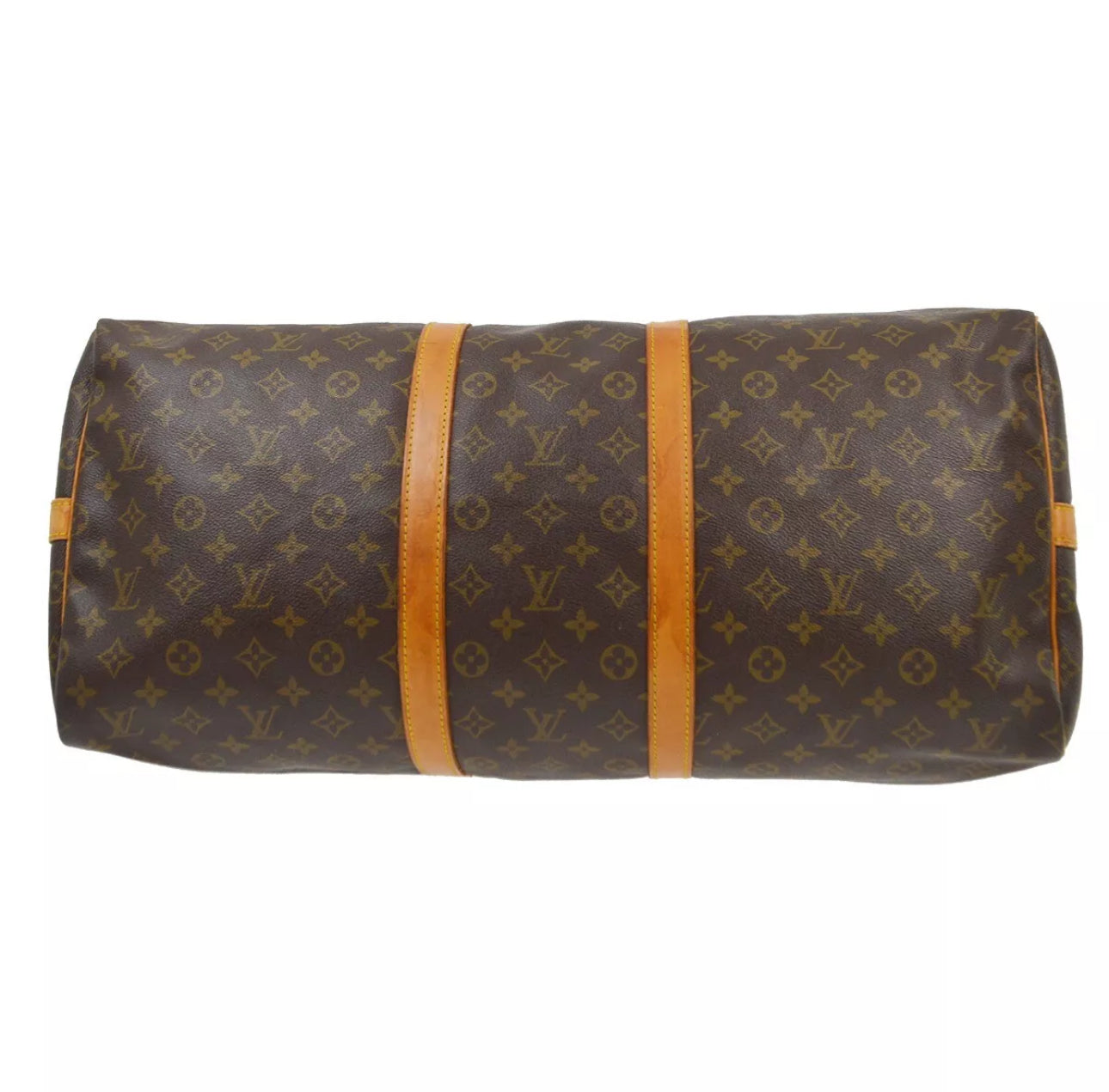 Louis Vuitton Keepall 55 Bandouliere Monogram Weekend Travel Boston Bag