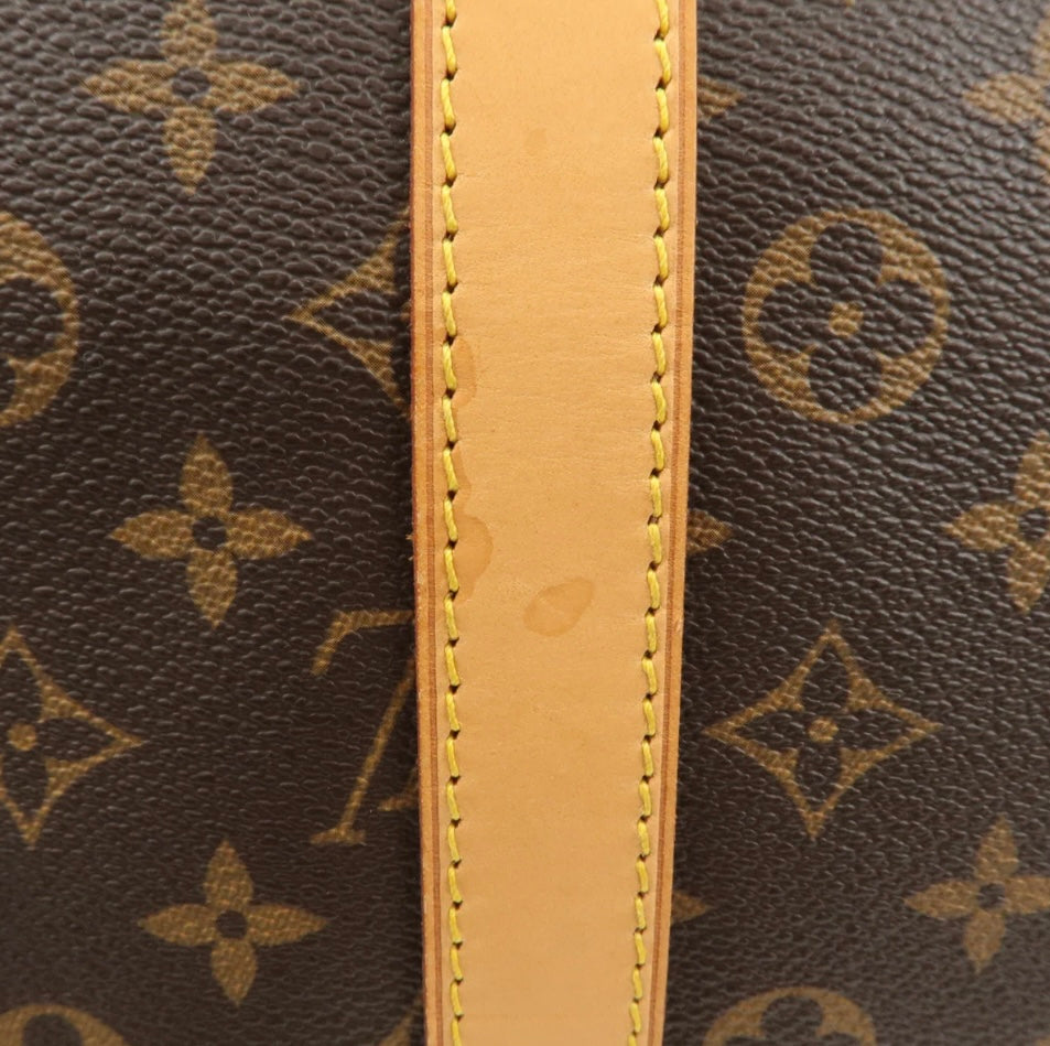 LOUIS VUITTON Keepall 55 Bandouliere Monogram Weekend Boston Travel Bag