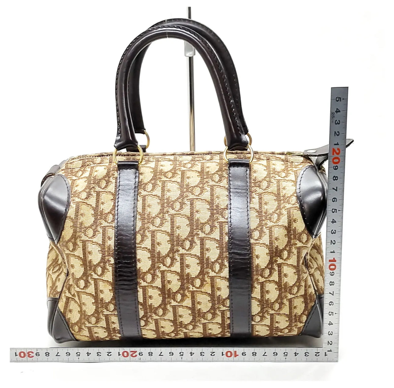 Dior Trotter Canvas Brun Monogram Handväska