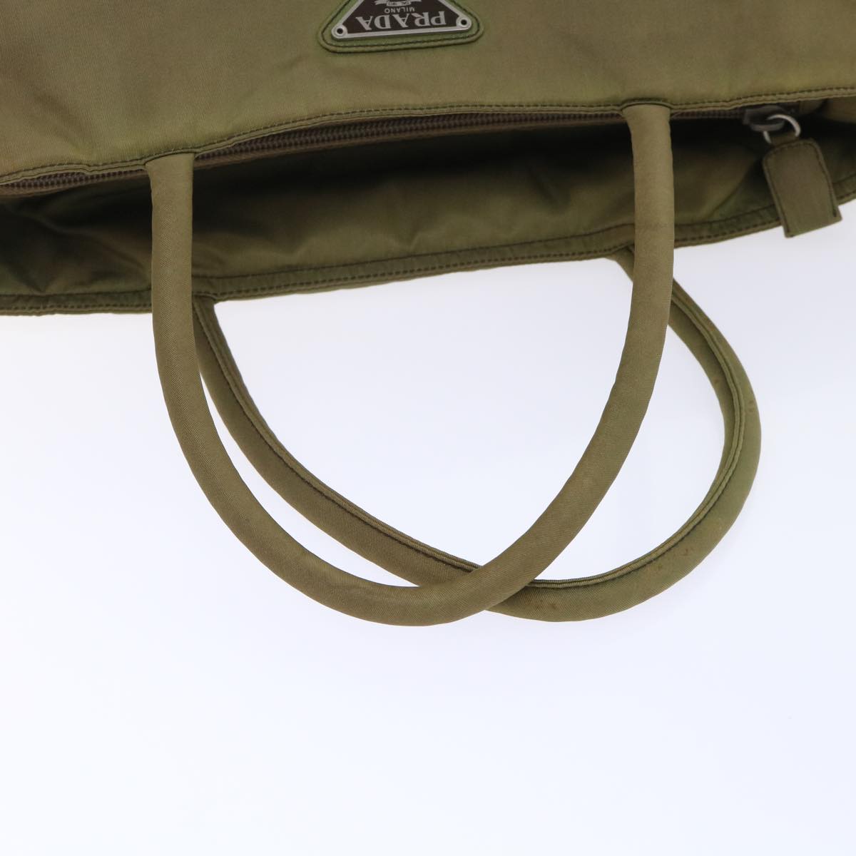 Prada Nylon Khaki Shoulderbag