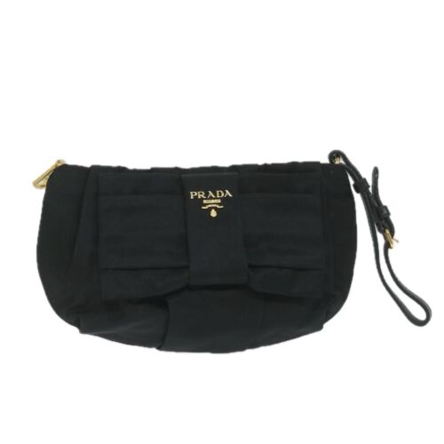 Prada Nylon Ribbon Pouch