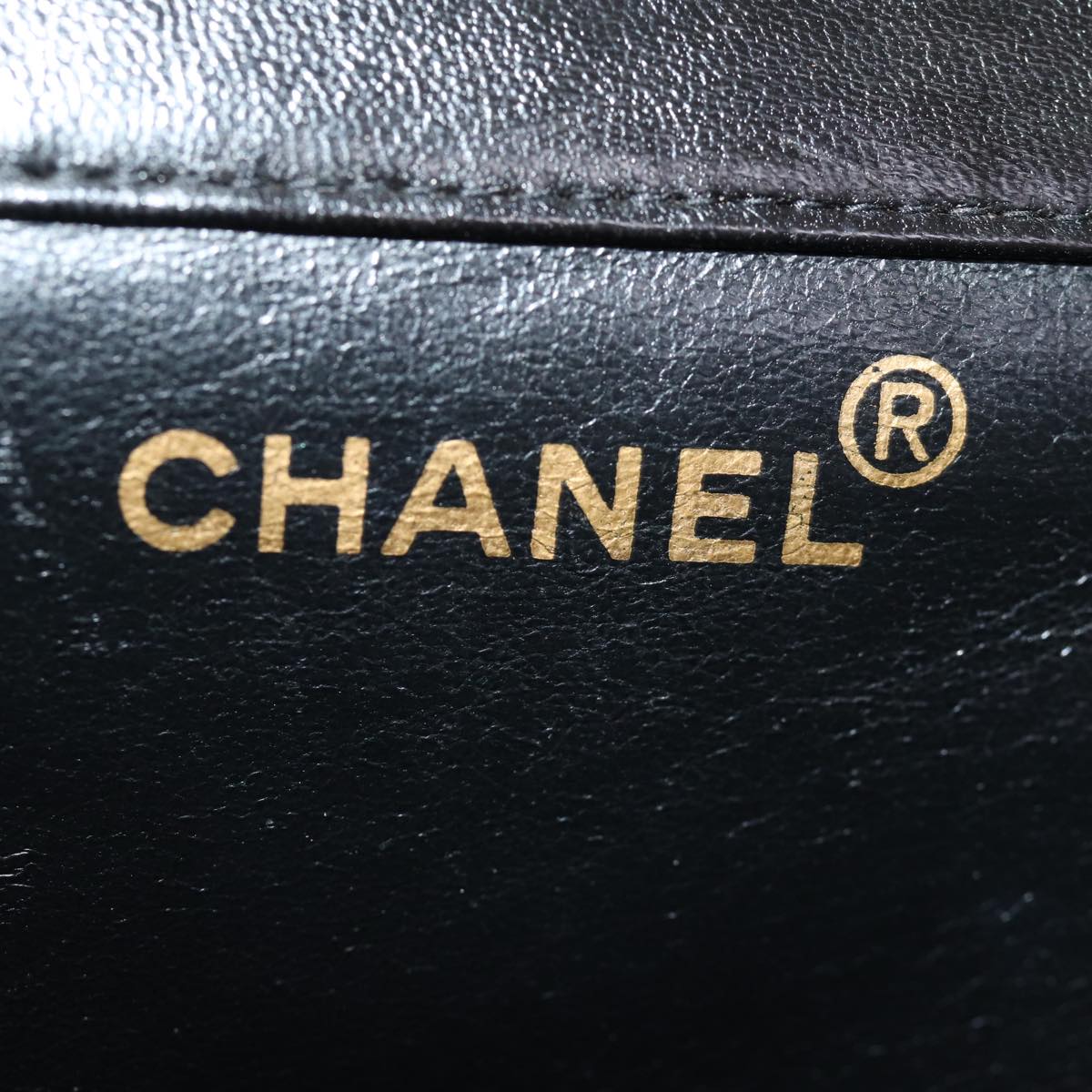 Chanel Dobbeltsidet Flap Lille Sort Patent