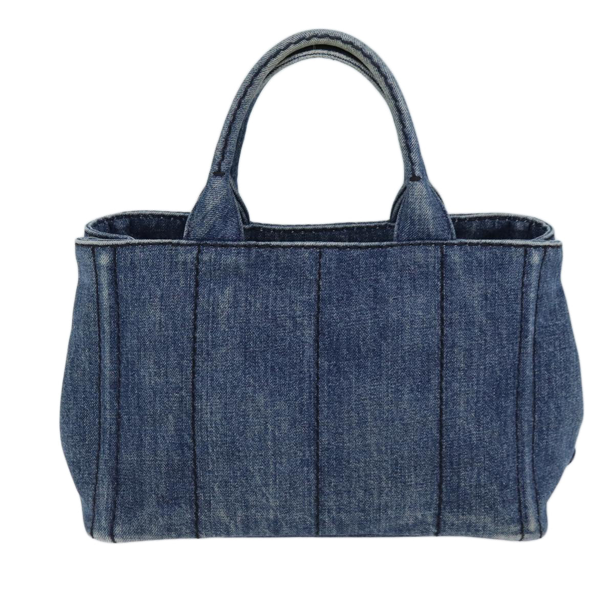 Prada Canapa lille denim håndtaske